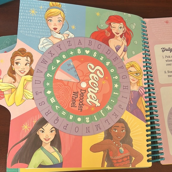 Girl Power Disney Princess Spiral Bound - A personalized journal/activity book! - Picture 10 of 16